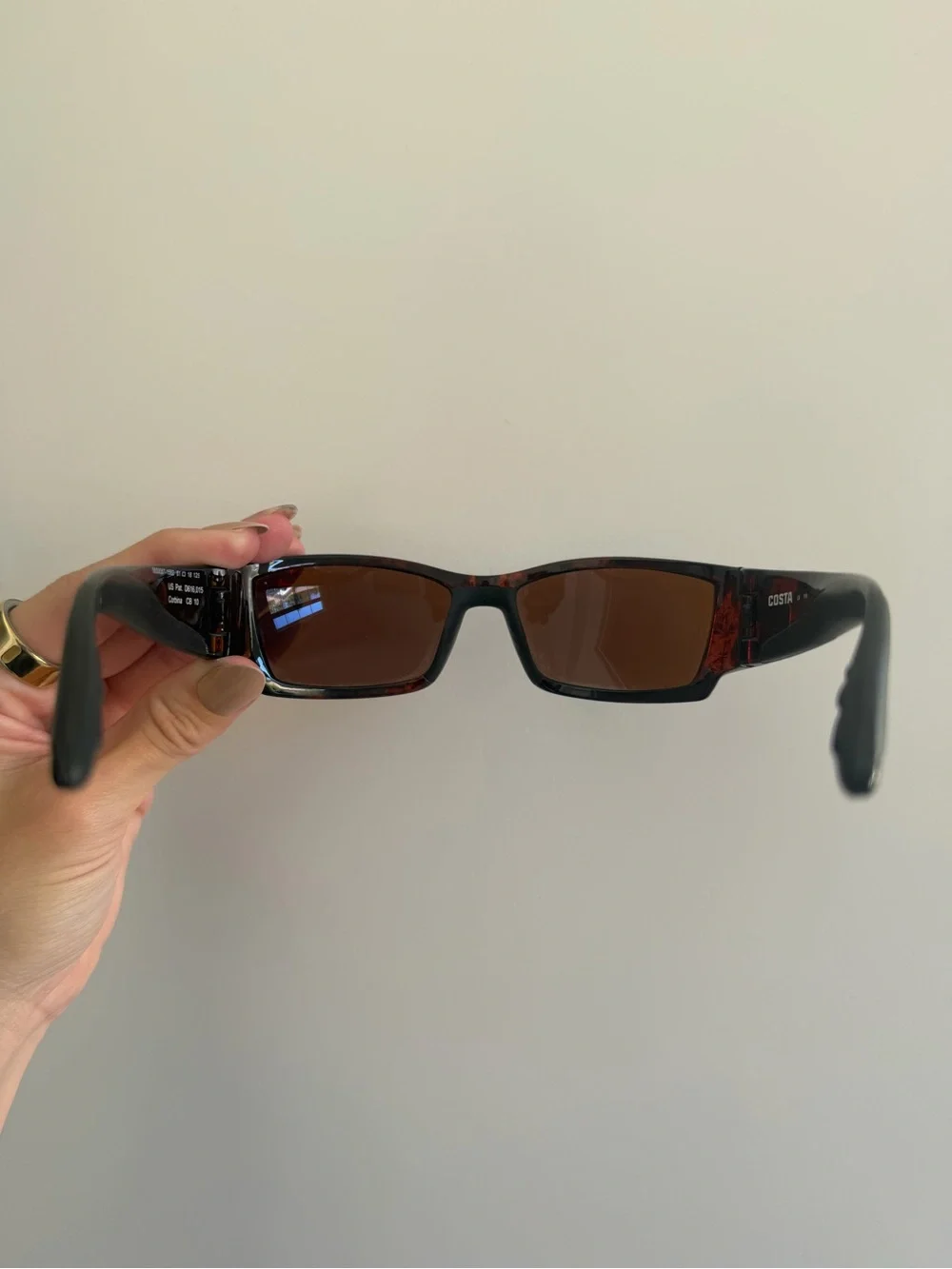 COSTA DEL MAR 580 Polarized Sunglasses Corbina Tortoise